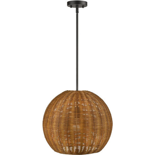 Elise 1 Light 16 inch Natural Indoor Pendant Ceiling Light